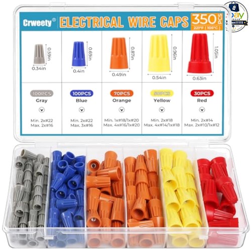Wire caps assortment kit - caps,
