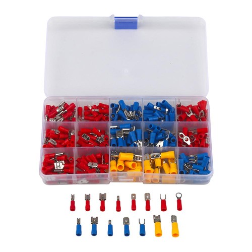 280pcs assorted crimp - crimp, spade