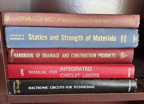 Vintage engineering book lot - vintage,