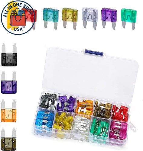 Mini car fuses - fuses, 2a-35a