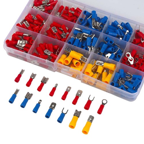 280pcs assorted crimp spade - crimp,