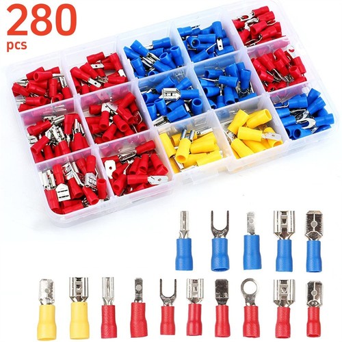 280pcs assorted crimp spade - 280pcs,