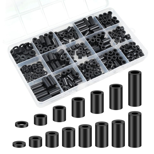 Black nylon electrical outlet - nylon,