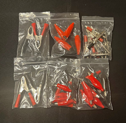 Assorted electrical alligator - electrical,